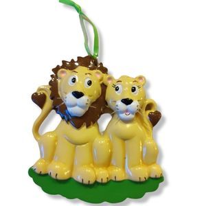 PolarX Ornaments - Customizable - 2 Adults - Lions